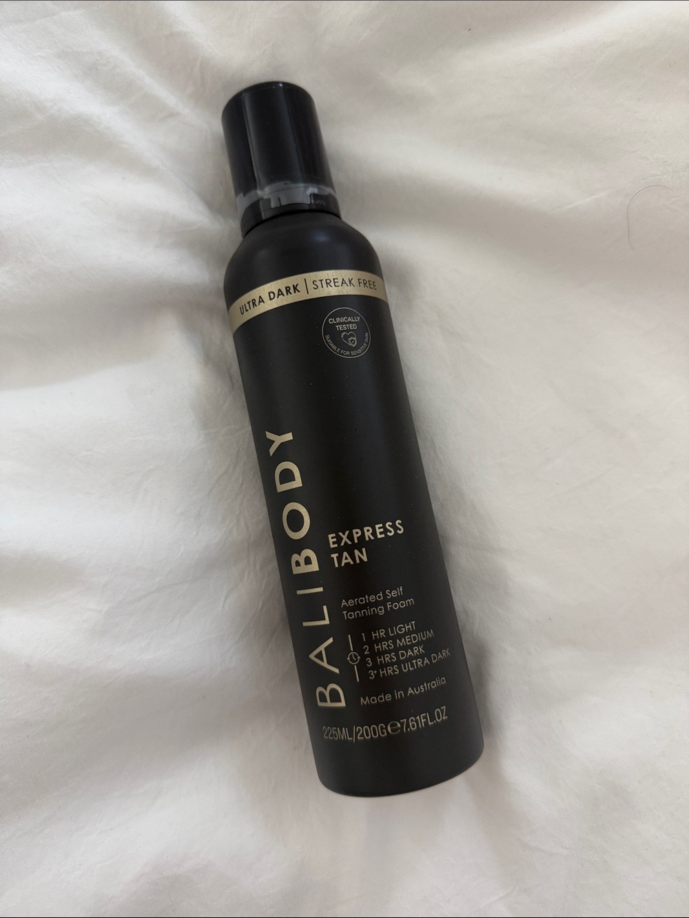 Express Tan Self Tanning Foam — Black